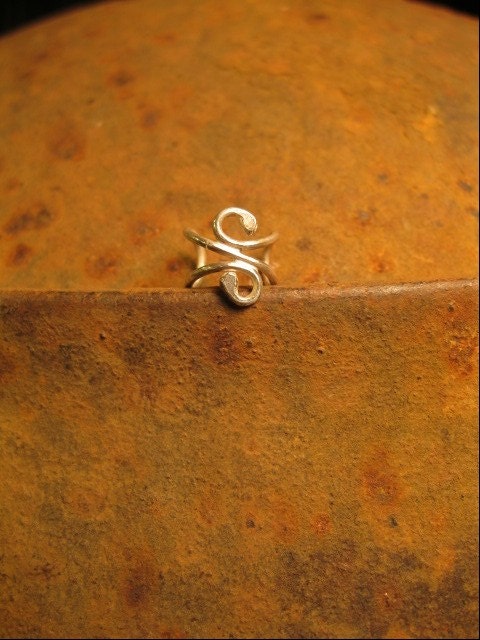 SALE Sterling Silver Ear Cuff