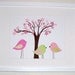 Baby Girl Room Decor, Children, Nursery Art, Birds, Pink, Verse, If There Ever Comes A Day, Winnie the Pooh Quote