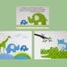 Kids Wall Art, Childrens Art, Nursery Decor, Boys Room, Alligator, Giraffe, Elephant, Hippo, Quote, Green, Blue, Set of Three, 8x10 Prints