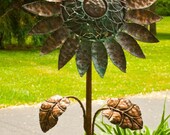 Copper Sun Flower Feeder