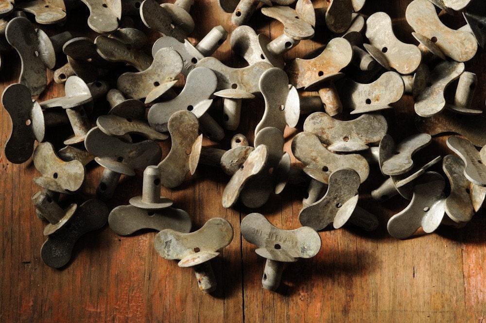 Vintage Industrial Turn Keys