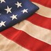 War Years American Flag - Defiance 48 Stars Stitched Cotton Bunting
