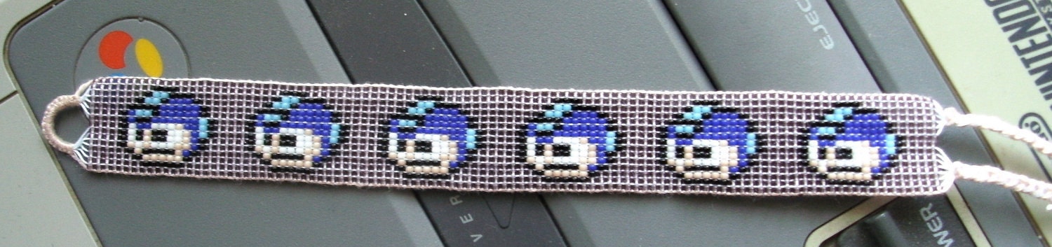 Mega Man Sprite Friendship Bracelet