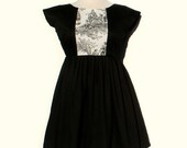 Day of the Dead dress / Dia de los Muertos Vintage Inspired  Mini Skull Dress