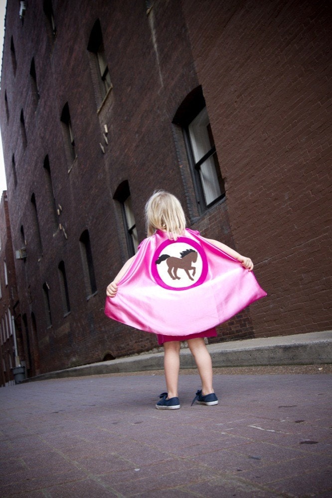 Super Hero Girls love Horses Cape by Pip and Bean