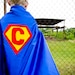 Superman Cape for Kids PERSONALIZED Christmas or Chanukah Gift - Super Man Custom Letter for Boys/Girls
