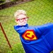Superman Cape for Kids PERSONALIZED Christmas or Chanukah Gift - Super Man Custom Letter for Boys/Girls