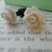 Gauges-Flower Plugs-Cream Roses