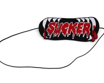 Vampire Headband, Sucker, Red and white