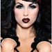 BAM Rhinestone Fascinator, Comic Fascinator, Red and Crystal, As seen in Curve Magazine