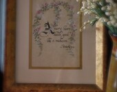 Bible Verse 5X7 calligraphy  Proverbs 17  22, custom calligraphy, original, Scripture, Get Well Gift