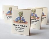 Little gift books, set of 5, gift enclosures // mini advice books with matching envelopes // gift for brides, gift for graduates