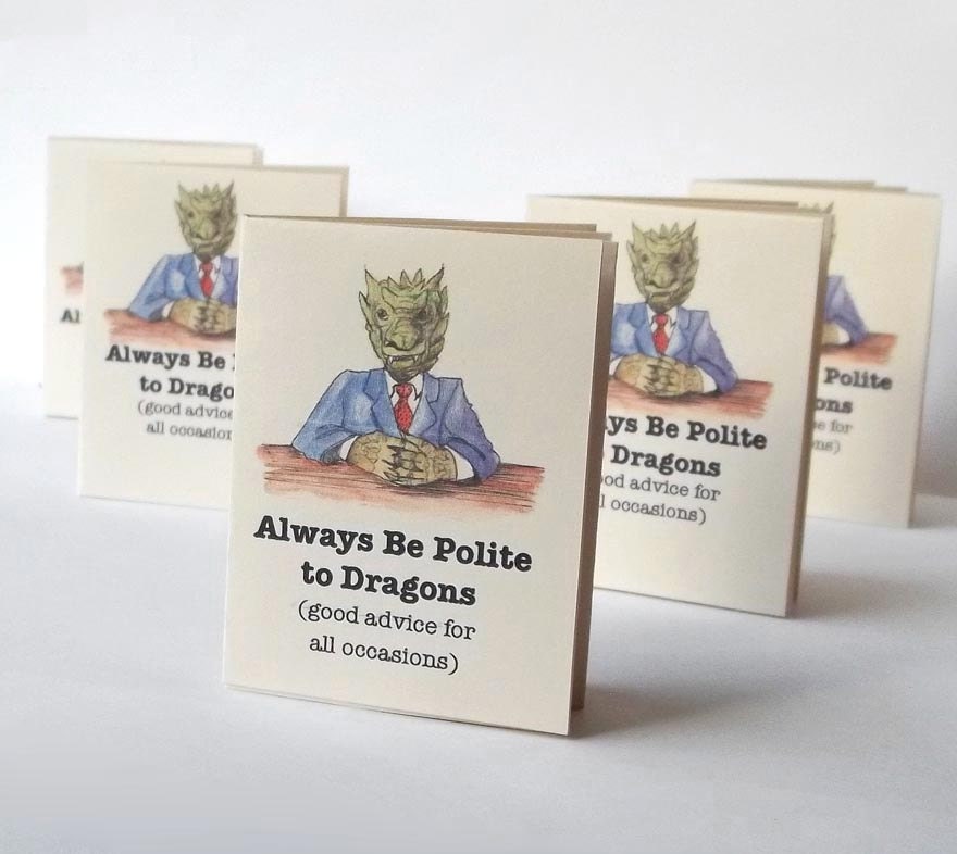 Little gift books, set of 5, gift enclosures // mini advice books with matching envelopes // gift for brides, gift for graduates