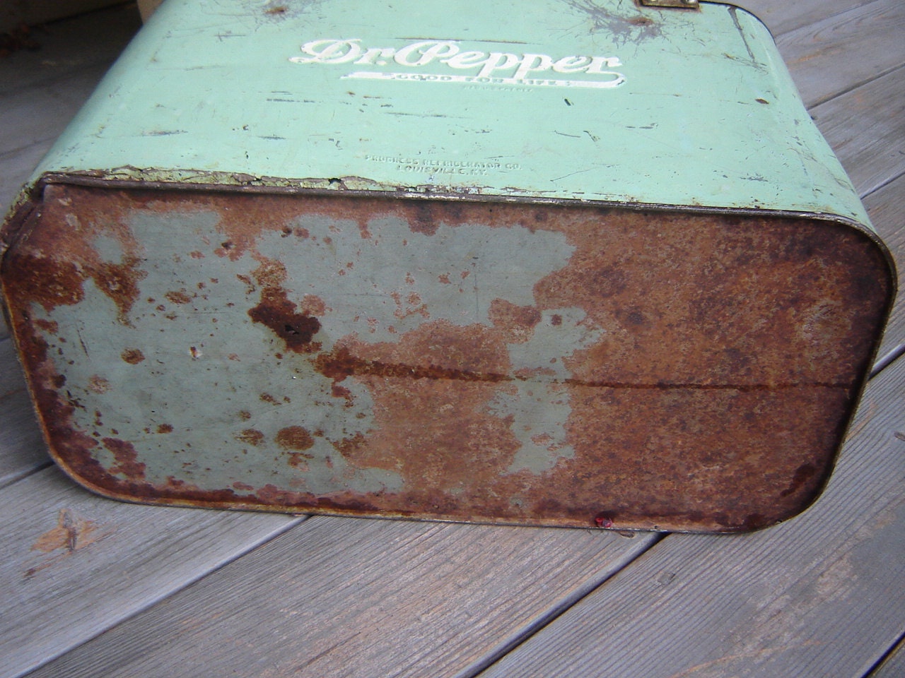 Dr. Pepper Cooler Retro 1940s Cool Green Great for Storage