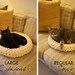 Large Cuna - Crocheted Cotton Cat Bed (Large Size 18")