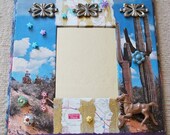 FOLK ART MIRROR, Cowboy