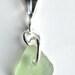 Soft Green - Sea Glass Pendant