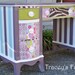 Custom Painted Pedestal Desk - MADE TO ORDER