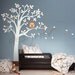 Tree Wall Decal Wall Sticker Nersery Decal - Owl on Tree - Children Wall Decal -dd1020