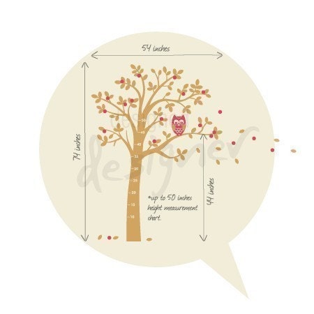 Wall Decal Wall Sticker Nursery decal- Owl on Tree wall decal - dd1020