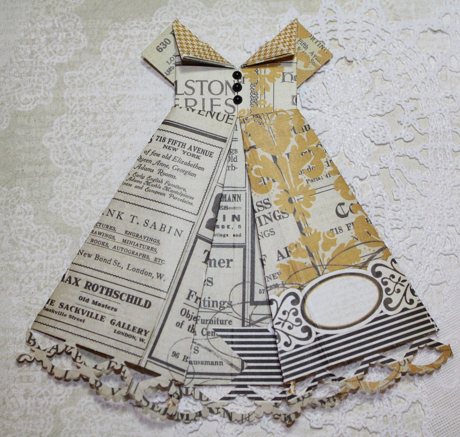 Origami Paper Dresses