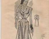 Marian Martin 9187 Sz 32 Scalloped Shirtwaist from the late 1940s