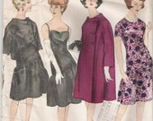 Vogue Paris Originals Jacques Heim 1107 Size 14 Dress and Coat from the 1960s