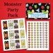 Monster Printable Party Pack