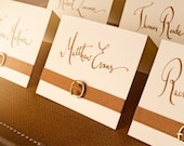 Hand Lettered Calligraphy place cards