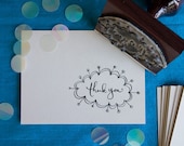 Calligraphy Thank You Stamp