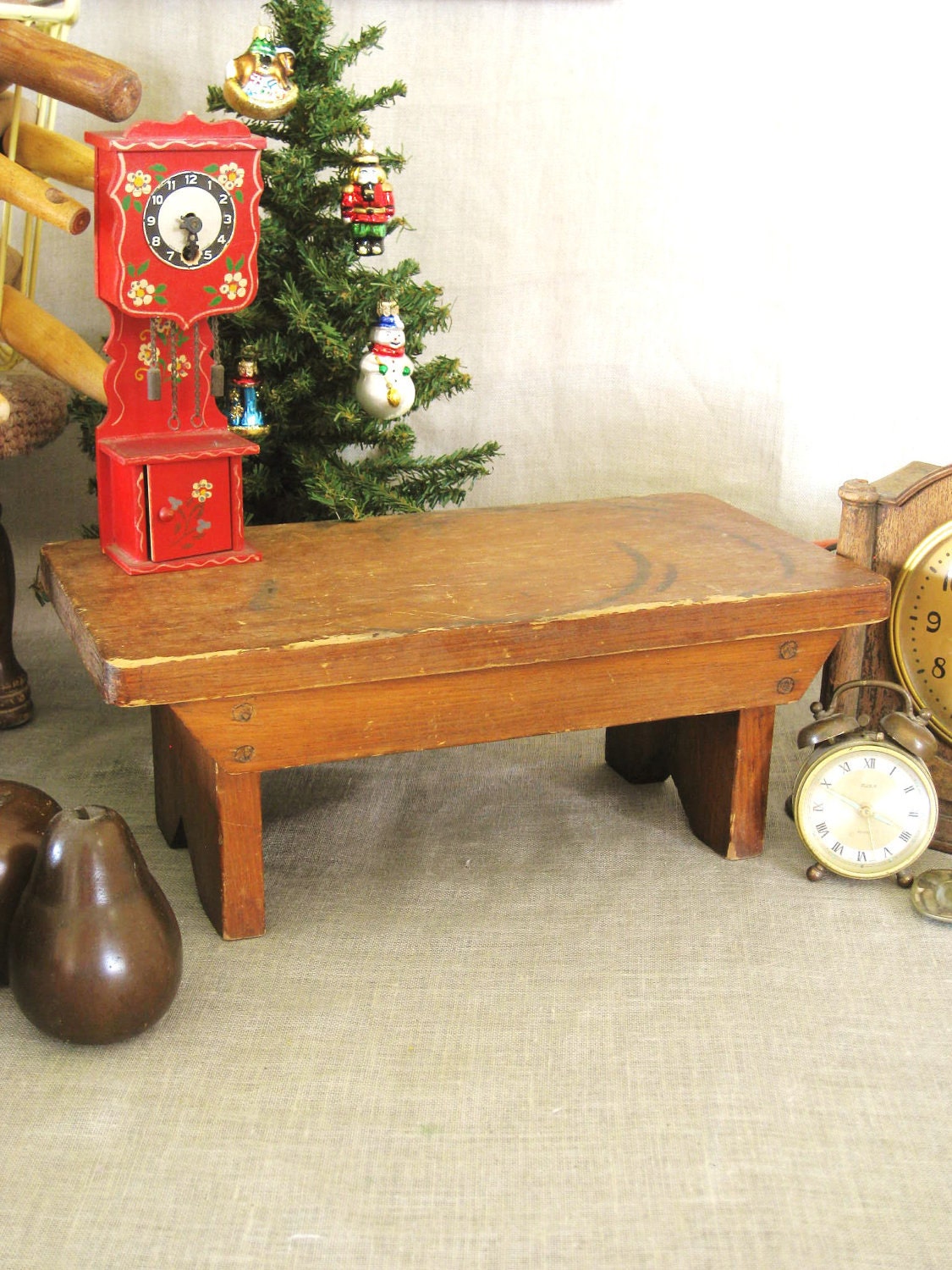 antique wooden benches