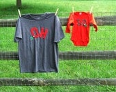 Daddy and Me OH-IO t-shirt set, great gift for father's day or any new dad