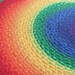 DEPOSIT for Rainbow Rug made from braided recycled t shirt