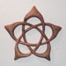 Lotus Flower Pentacle - Hidden Pentacle - Flower Pentagram -Svadhisthana Chakra