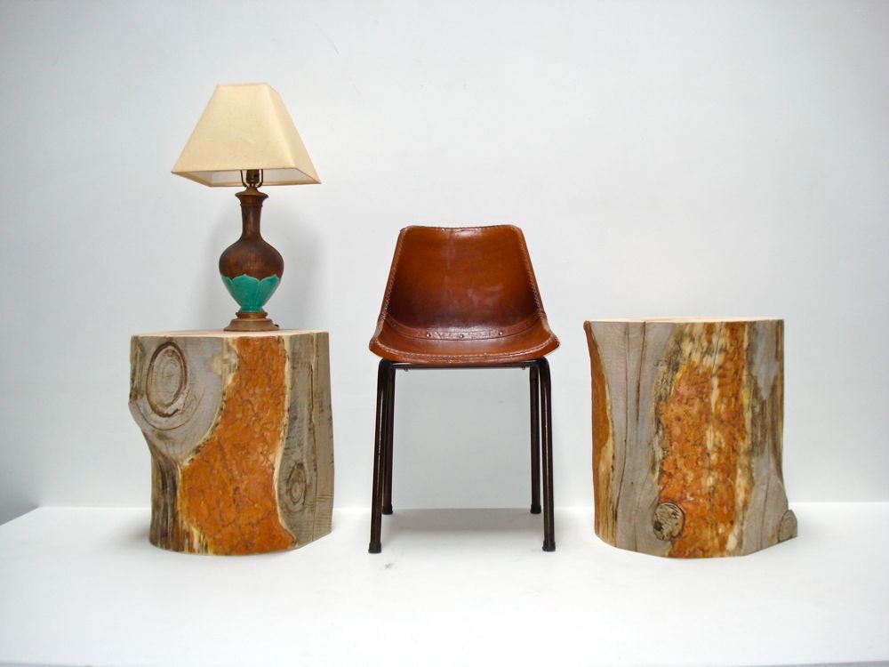RESERVED FOR POM - Reclaimed Timber Side Table