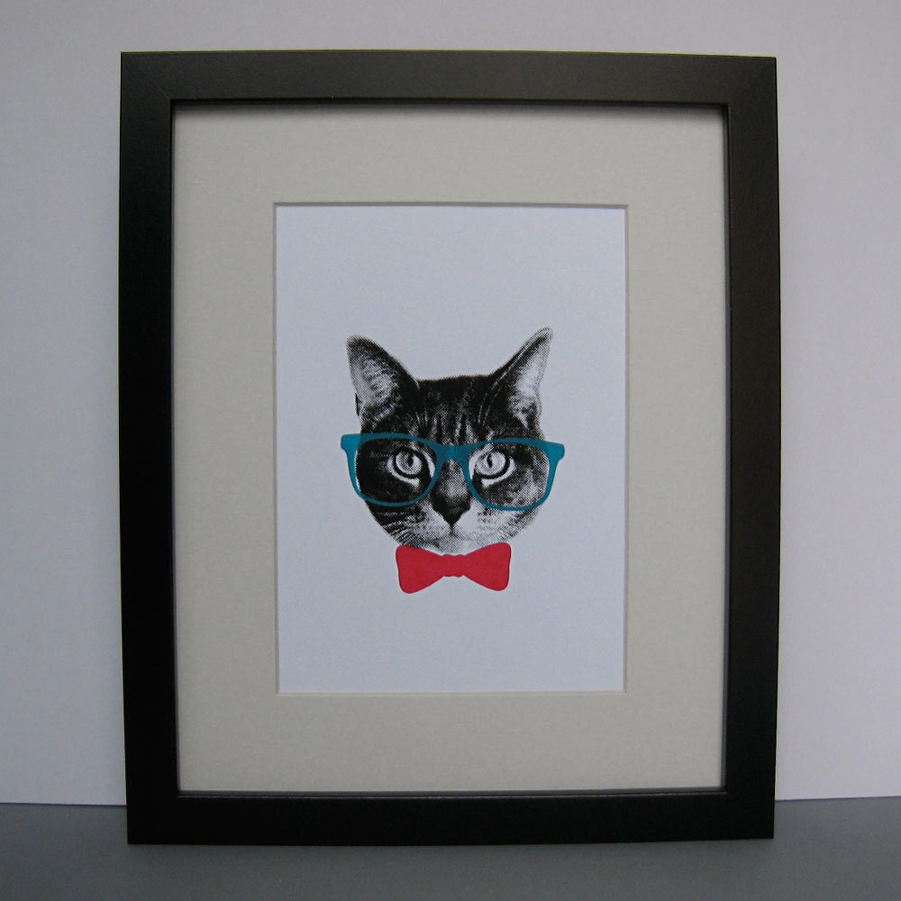 gee whiskers series: 5x7 print