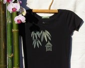 Bamboo Nights Organic Cotton Black Tee