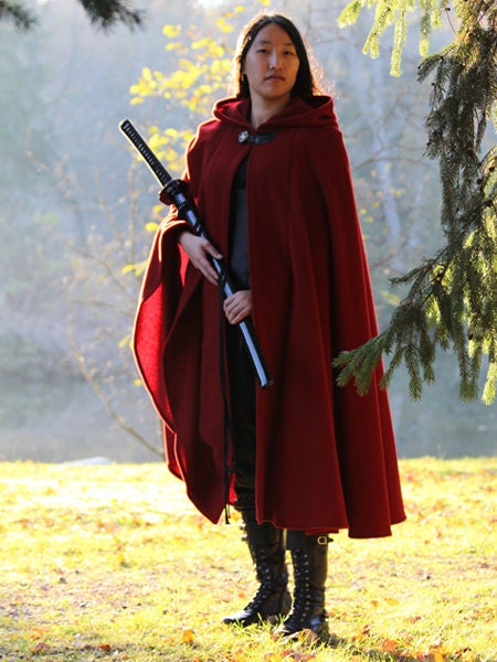 Half Circle Wool Cloak