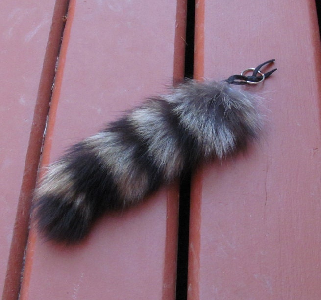 Raccoon Tails Keychains