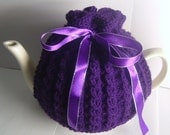 Purple Frilly Tea Cosy