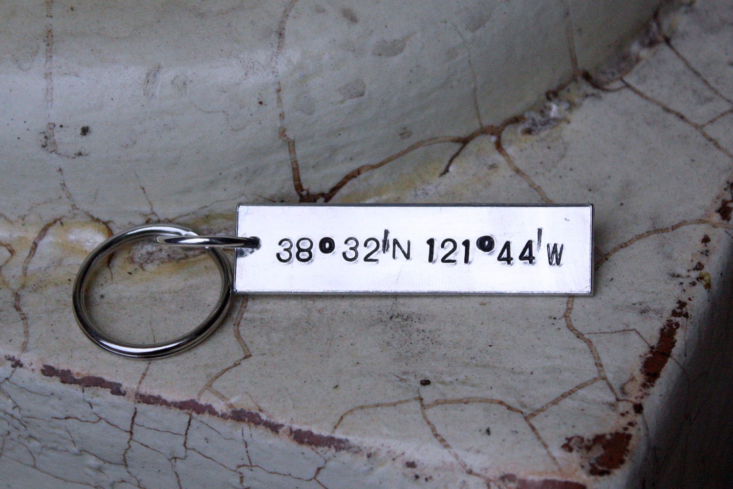 Key chain, Latitude and Longitude