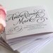 Tri Fold Programs, Charming Script Design, Purchase this Deposit to Get Started