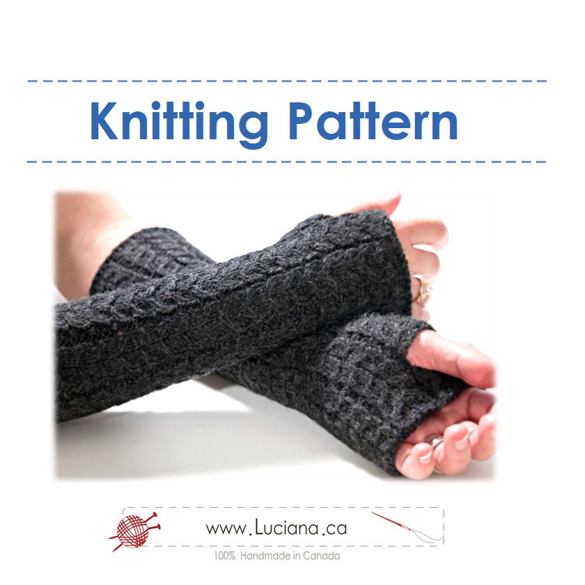 Knitting Pattern - Fingerless Gloves