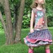 pdf BIRDSONG Ruffle Tank Dress pattern and tutorial....size 2t-6years, recycled tshirts
