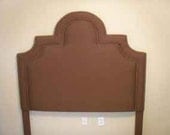 Espresso Upholstered Headboard - Queen size
