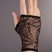Lovely Simple BLACK Lace Short Gloves