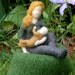 Needle Felted Mother nursing baby.  "Anywhere with you."