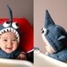 Shark Coverall Hat 6-12 months