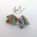Paper earrings - Mantua Lotus