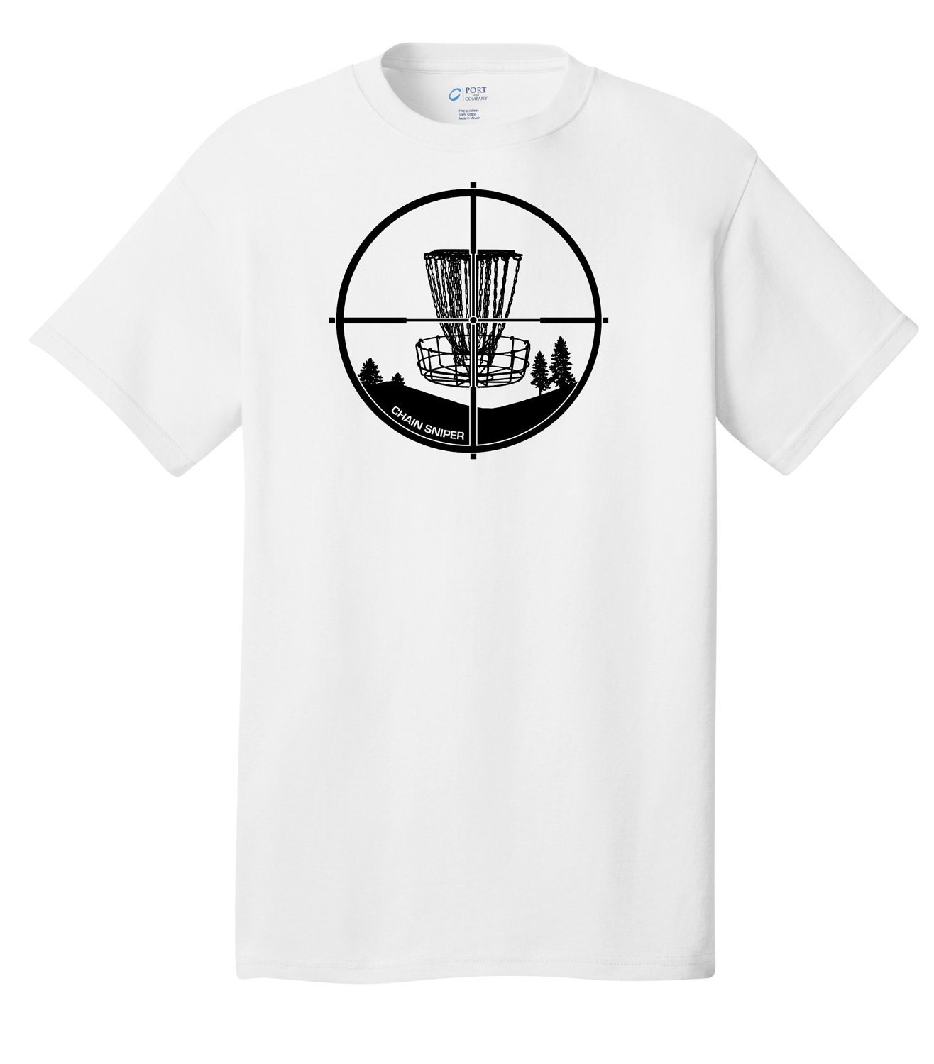 Chain Sniper Disc Golf Shirt Sizes S-XL